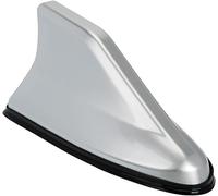LUISAS Antenne d'aileron de Requin pour Peugeot RCZ 206 207 208 301 307 308 406 407 408 508 2008-6008,Voiture Toit Queue aileron Requin antenne Signal Radio Conversion,I/Silver