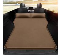 LUISAS Voiture Matelas Gonflable pour Tesla Model 3 2021 2022,Lit Gonflable Portable Camping Matelas Pneumatique Tapis de Voyage Coffre Lit d'air Coussin,C-Brown