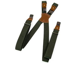 Luise Steiner Bretelles avec clips extra solides et bretelles spéciales en caoutchouc pour homme Accessoires traditionnels Bretelles pour pantalons en cuir