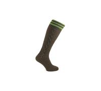 LUISE STEINER Chaussettes traditionnelles tabac erbse vert foncé | 40-41