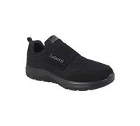 Luisetti Produit végétalien. Chaussure de sport Rest Walking avec textile dernière génération et semelle en polyuréthane ultra légère chaussure de sport Runner 31104ST, Noir , 45 EU