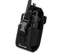 Luiton Multifonction 3 en 1 Radio Support Holster Housse étui Sac pour GPS Kenwood Yaesu Icom Motorola Baofeng Uv5r Uv82 TYT Uv5ra HYT 888S Retevis H777 F8hp Two Way Radio Talkie Walkie MSC 20 C