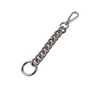 LUJIAXI Chaîne de sac à main en métal avec boucles pour sac à main, bandoulière, fournitures de rechange, Argenté.