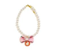 LUJIAXI Collier de perles tendance pour animal de compagnie, bijoux d'extension réglable pour chiot, chiot, chat, collier ras du cou pour petits chiens