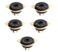 LUJIAXI Douille octale de tube à vide à 8 broches pour technicien amateur pour KT66 KT88 Parfait pour les préamplis, les amplificateurs Projet 8 broches Tube Socket