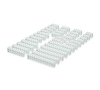 LUJIAXI Lot de 34 peignes multifonctions en acrylique pour un acheminement soigné des câbles d'alimentation 24 broches pour cartes mères 8 broches GPU pour organiser les câbles PC