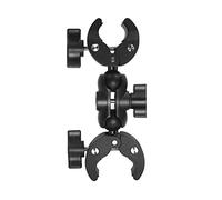 LUJIAXI Support de fixation pour guidon de moto avec double prise de tête - 25 mm