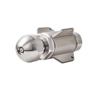 LUJIAYA Buse de Nettoyage à Jet d'eau Haute Pression 2 kg for canalisations, buse de Coupe rotative en Acier Inoxydable for déboucheur de canalisations(2kg 3l4Female 100L)