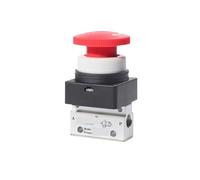 LUJIAYA Vanne mécanique Vanne Manuelle CM3PL06 CM3PL05 CM3PL08 Arrêt Rotatif Type à Bouton(CM3PL06)