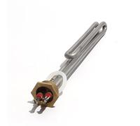 Lujinxun - élément chauffant électrique en acier inoxydable, Tube rehausseur for chaudière à eau, 1 "/DN25/32mm, ac 110V/220V/380V,1/2/3/4/6kw, 1 pièce(Gold,380V,2KW 210mmL)