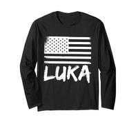 Luka Prénom personnalisé Citoyenneté Anniversaire Nom Manche Longue