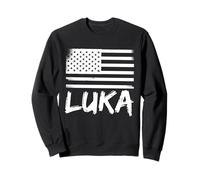 Luka Prénom personnalisé Citoyenneté Anniversaire Nom Sweatshirt