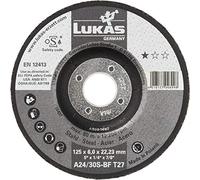 Lukas A24/30S-BF Lot de 10 disques à ébarber en acier T27 125 x 4 mm