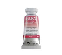 LUKAS Aquarell 1862 Peinture aquarelle de qualité professionnelle Rouge cadmium foncé 24 ml