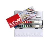 LUKAS Coffret Aquarelle 16 1/2 Godets par