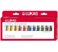Lukas Cryl Studio Ensemble de peintures acryliques 12 x 20 ml