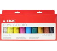 Lukas Cryl Studio Ensemble de peintures acryliques Mix 1 9 x 100 ml