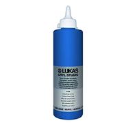 LUKAS Cryl Studio Peinture acrylique de qualité supérieure Bleu cobalt 500 ml