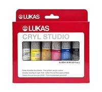 LUKAS Cryl Studio - Set 6 tubes 20ml de peinture acrylique