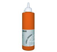 LUKAS CRYL TERZIA Peinture acrylique 500 ml de qualité étudiante - Teinte orange cadmium (imit.)