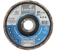 LUKAS Disque à lamelles V2 POWER CER D. 125 mm granulation 40 plat ( 4000840349 )