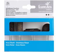LUKAS-ERZETT A20480004627WF1 Lot de broches de ponçage 4 pièces pour tige en acier inoxydable 6 mm corindon | Commerce spécialisé