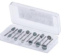 LUKAS-ERZETT A29551301582077 Lot de petites broches de polissage 12 pièces | tige 2.35x40 mm carbure de silicium grain 240 1 set