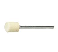LUKAS-ERZETT A37000081030001 Broche à polir P3ZY Forme cylindrique 8x10 mm tige 3 mm feutre pour pâte à polir | super dur 20 pc(s)