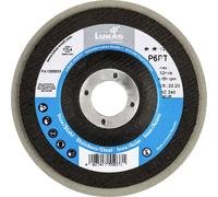 LUKAS-ERZETT A671612524014 Assiette à polissage P6PT Ø 125 mm fine | grain 240 | pour meuleuse d'angle plate carbure de silicium
