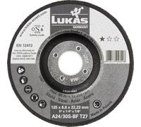 LUKAS-ERZETT AS000692V9802 T27 125x6,0x22,23 Disque à ébarber Diamètre 125 mm 10 pc(s)