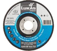 LUKAS-ERZETT AS003104V9802 T27 230x6,0x22,23 A24X-BF Disque à ébarber Diamètre 230 mm 10 pc(s)