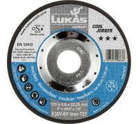 LUKAS-ERZETT AS015676V9802 T27 125x2,0x22,23 A36V-BF Disque à ébarber Diamètre 125 mm 25 pc(s)