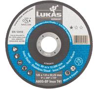 LUKAS-ERZETT T41 125x1,0x22,23 A60S-BF AT002672V9802 Jeu de disque à tronçonner 125 mm 50 pc(s)