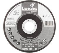 LUKAS-ERZETT T41 125x1,0x22,23 A60S-BF AT006710V9802 Jeu de disque à tronçonner 125 mm 50 pc(s)