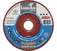 LUKAS-ERZETT T41 125x1,0x22,23 AT008312V9802 Jeu de disque à tronçonner 125 mm 25 pc(s)