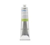 LUKAS Huile de peinture à l'huile Berlin - 200 ml - Mélangable à l'eau - Qualité supérieure - Couleur : vert étain clair (imitation)
