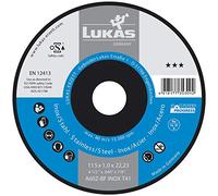 LUKAS Progress Lot de 50 disques à tronçonner droits 115 x 1,0 x 22,23 mm