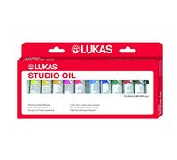 LUKAS Studio - Peinture À L'Huile - 12 Tubes 20Ml Couleurs Assorties
