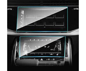 LUKBUT Compatible avec Audi Q8 Q7 2020 2021, film de protection pour navigation de voiture, protecteur d'écran HD transparent pour navigation de voiture, anti-rayures