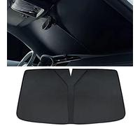 LUKBUT Fit pour Porsche Macan 2019-2023 Pare-Brise de Voiture Sun Shade, Pare-Brise de Soleil de Voiture Pliable, Pare-Brise Pare-Soleil, Pare-Soleil de Voiture Noir