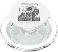Luke 12:27 Matthieu 6:27 Consider How The Wildflowers Grow PopSockets PopGrip pour MagSafe
