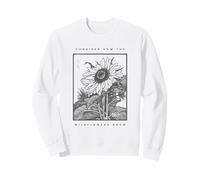 Luke 12:27 Matthieu 6:27 Consider How The Wildflowers Grow Sweatshirt