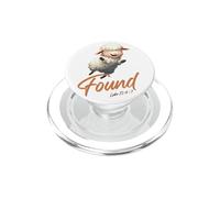 Luke 15:4-7 Parable of The Lost Sheep Found by Jesus Christ PopSockets PopGrip pour MagSafe