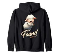 Luke 15:4-7 Parable of The Lost Sheep Found by Jesus Christ Sweat à Capuche