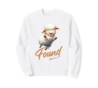 Luke 15:4-7 Parable of The Lost Sheep Found by Jesus Christ Sweatshirt