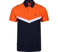 Luke 1977 - Polo pour homme "Cala Mayor" GT7721 (M) (Marine/Orange/Blanc)