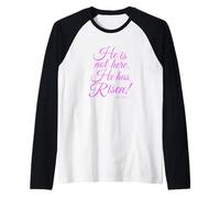 Luke 24:6 He Has Risen Verse Bible Écriture Dieu Bible Prier Manche Raglan