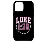Luke Behold The Handmaid of The Lord Verses bibliques catholiques Coque pour iPhone 12 Pro Max
