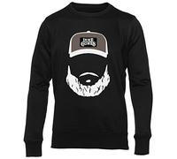 Luke Combs Bearded Hommes Femmes Unisexe Pull-Over Noir Col Rond Men Women Unisex Jumper Black Round Neck XL