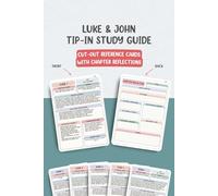 Luke & John Chapter-by-Chapter Tip-In Bible Study Guide: Cut-Out Reference Cards with Chapter Reflections